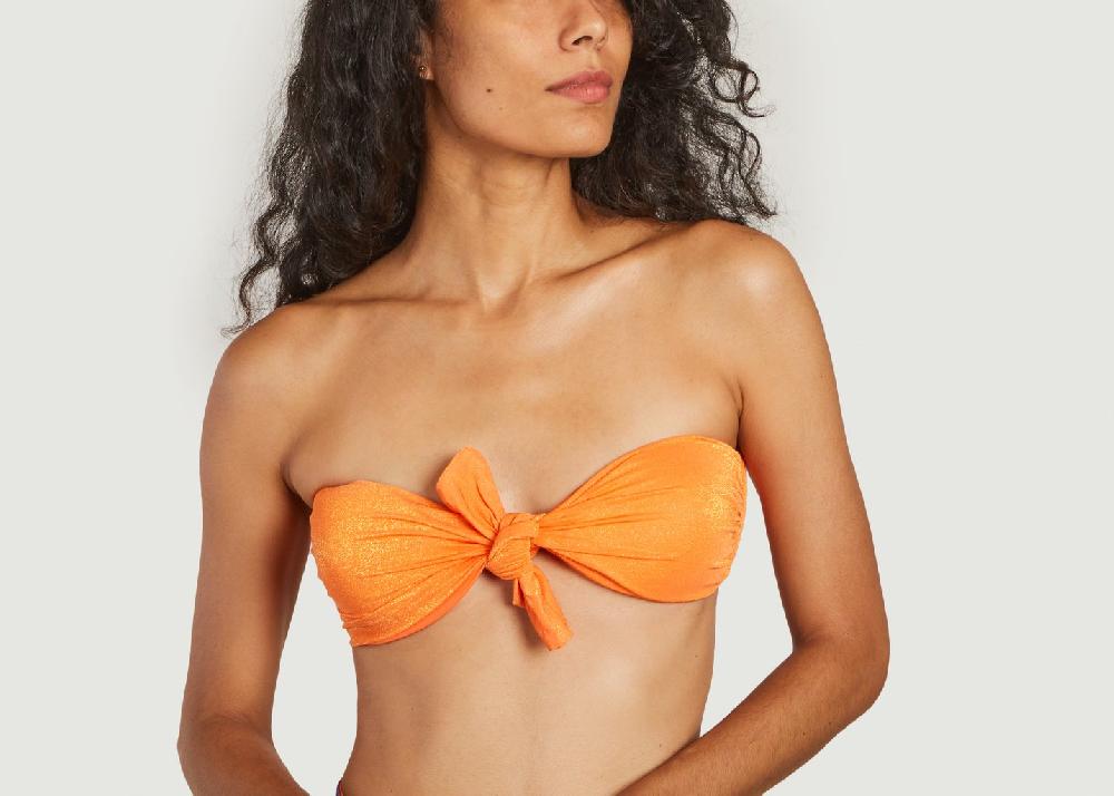 l'exception Haut de maillot Georgia Orange Albertine