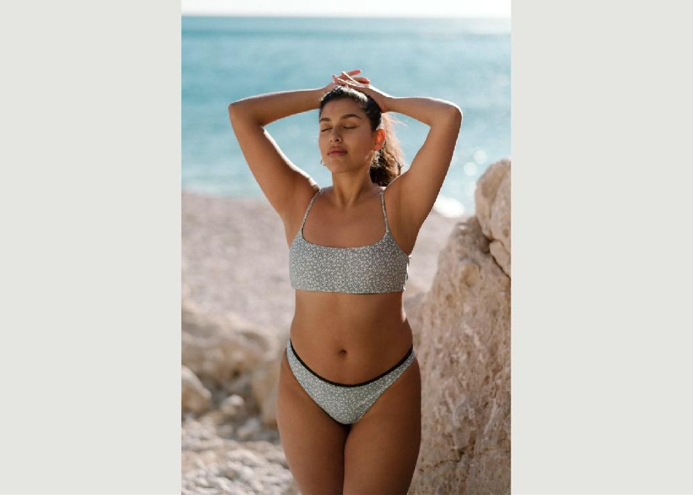 l'exception Haut de maillot Yali réversible Imprimé Kaly Ora