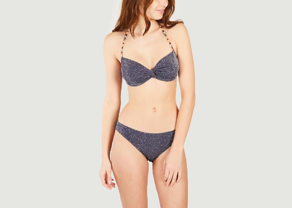 L'exception Haut Maillot De Bain Napoli Bleu Marine Momoni