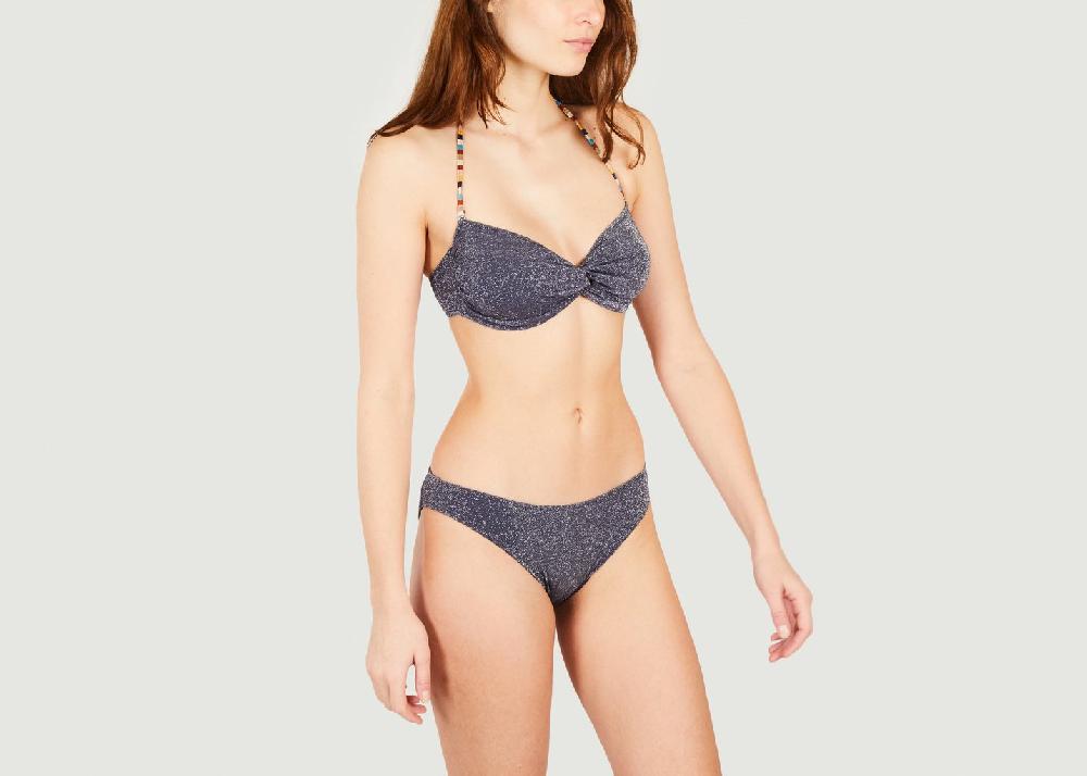 L'exception Haut Maillot De Bain Napoli Bleu Marine Momoni