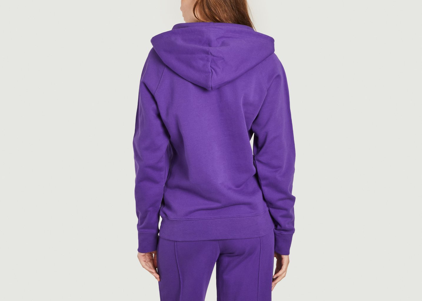 L'exception Hoodie Avec Lettrage Croque Monsieur Samedi Violet La Petite Française