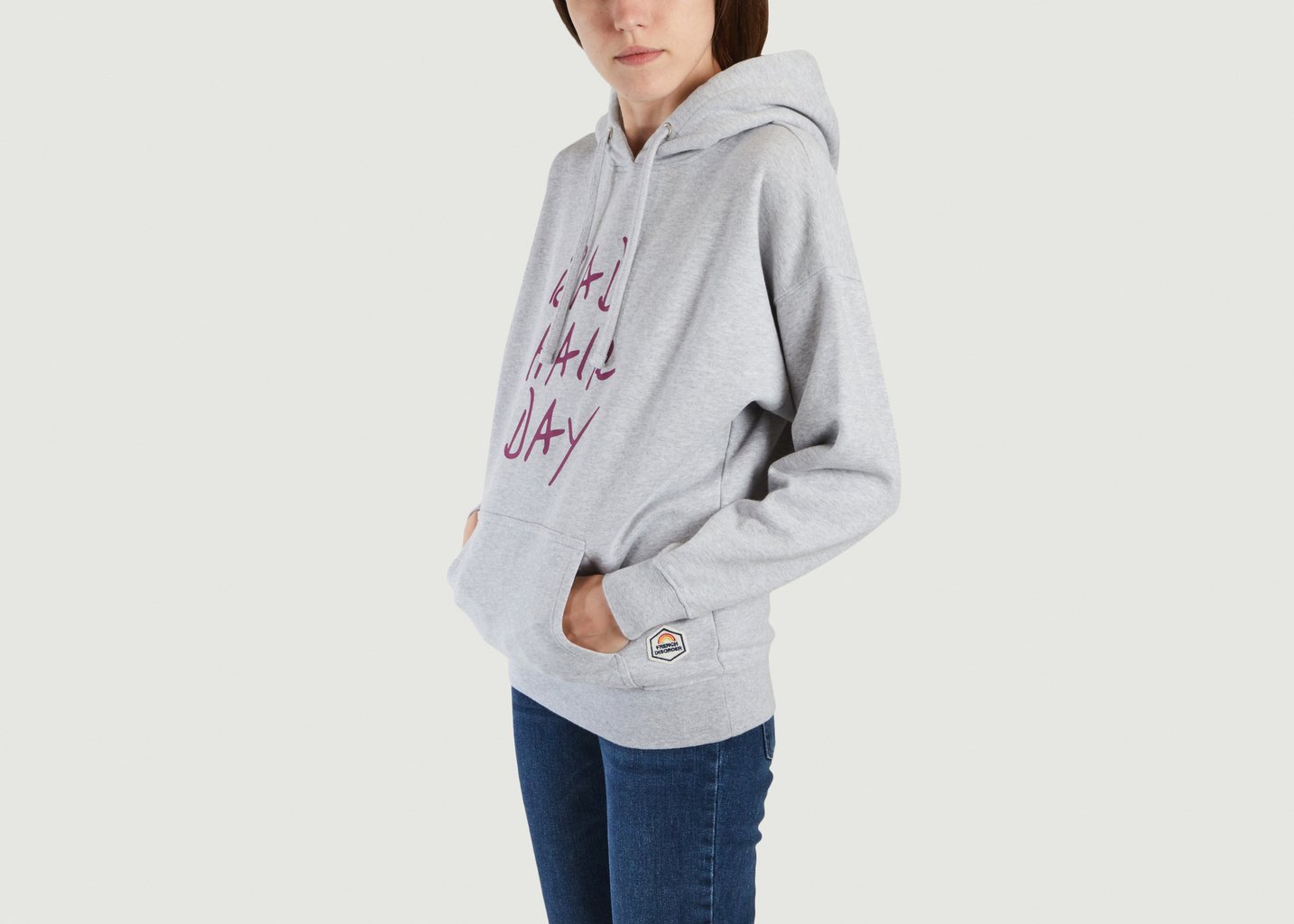 L'exception Hoodie Bad Hair Day Gris French Disorder