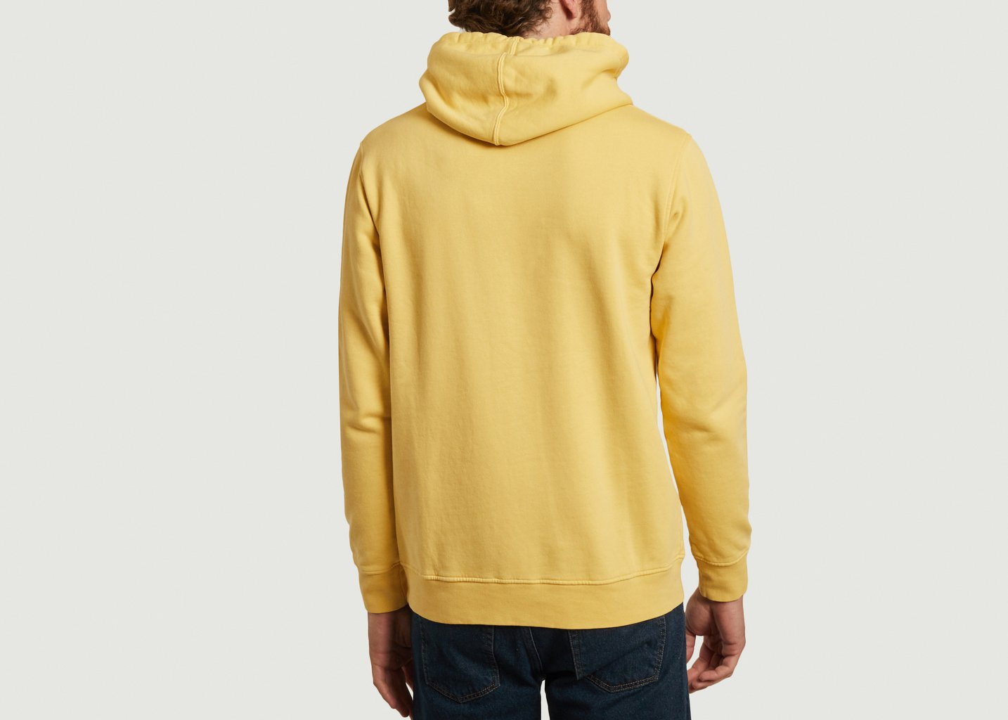 L'exception Hoodie Classique En Coton Bio Jaune Colorful Standard