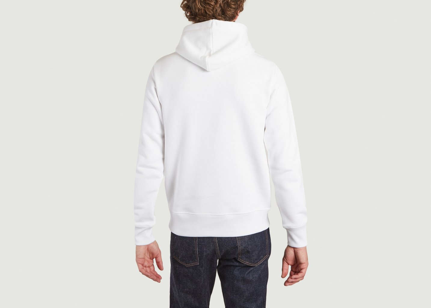L'exception Hoodie En Coton Bio Lacoste X Minecraft Blanc Lacoste