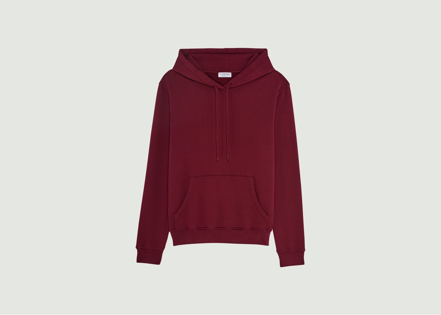 l'exception Hoodie en coton biologique Rouge Foncé L'Exception Paris