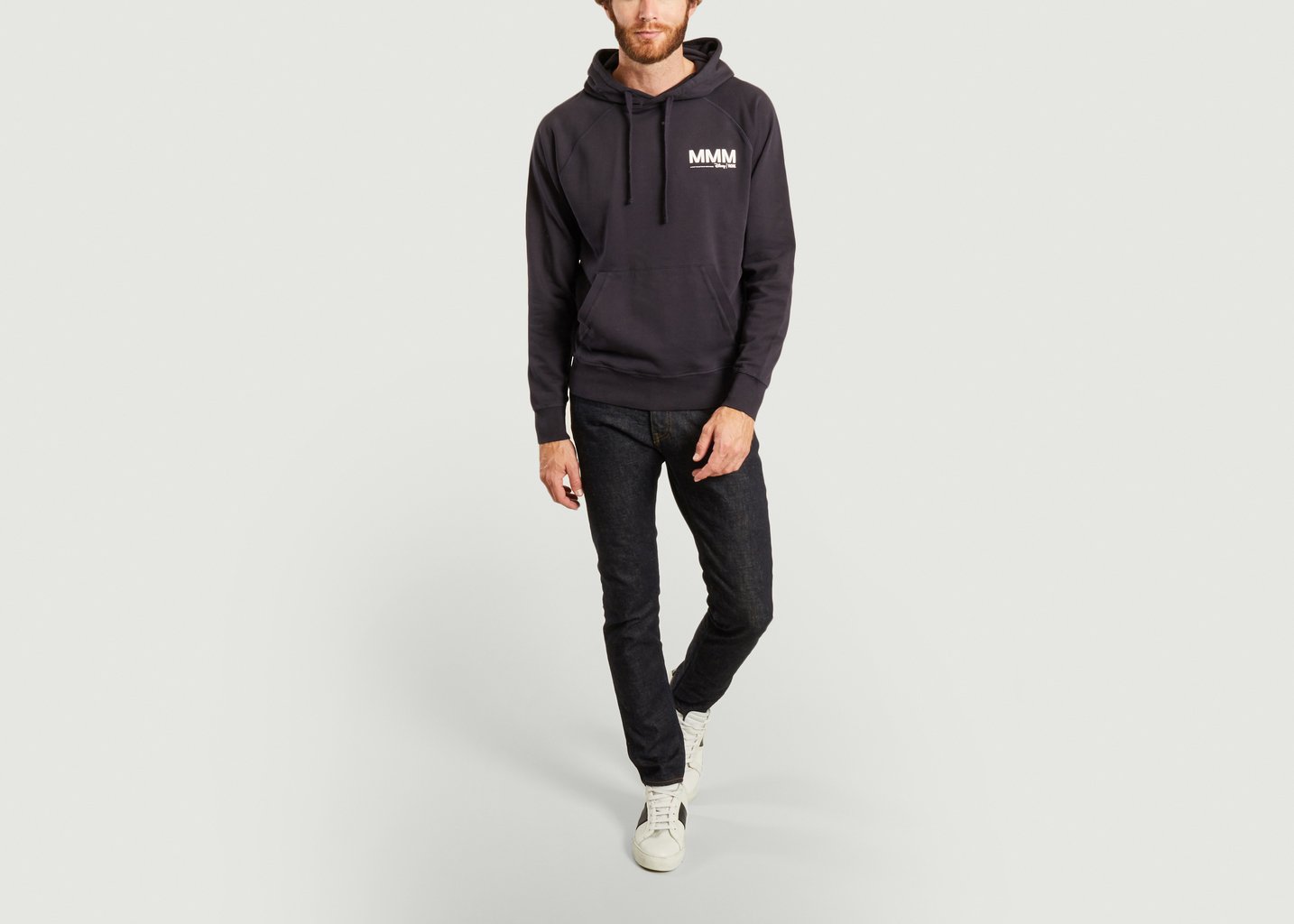 L'exception Hoodie Fred Imprimé Mickey Wood Wood X Disney Bleu Marine Wood Wood