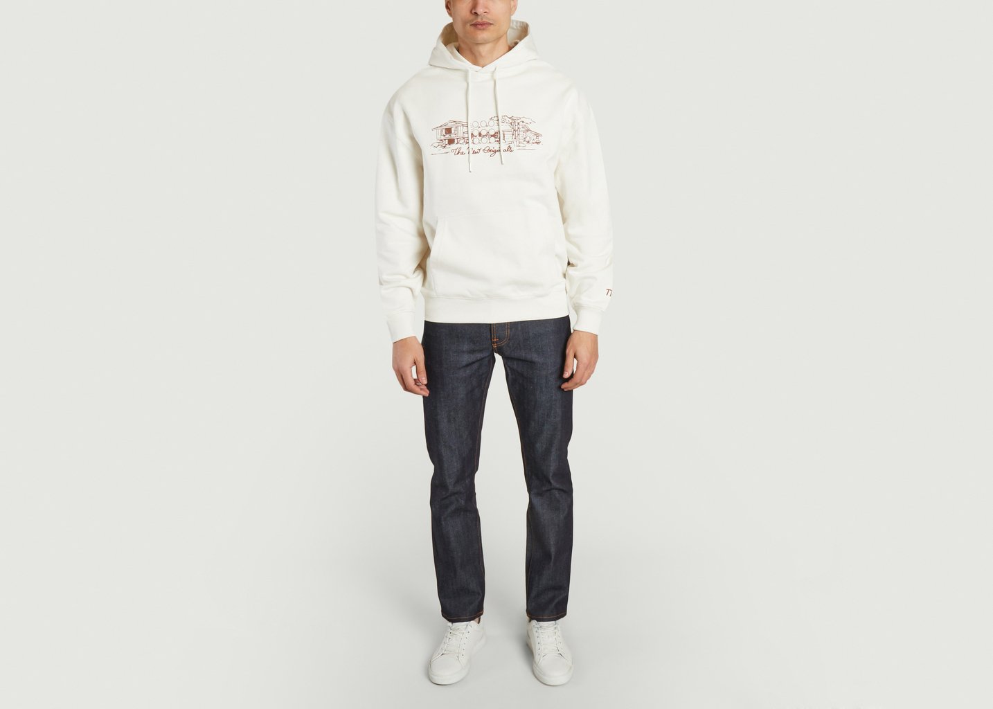 L'exception Hoodie Imprimé Cabin Ecru The New Originals