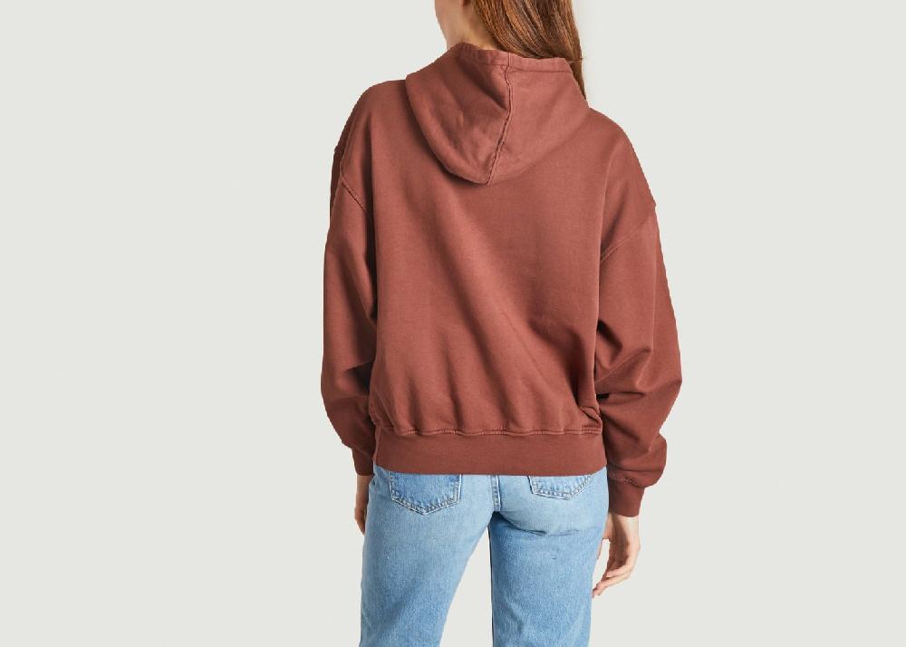 L'exception Hoodie Oversize En Coton Biologique Marron Colorful Standard