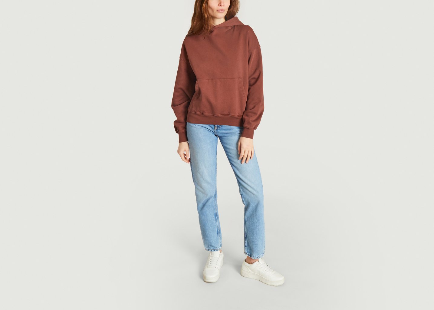 L'exception Hoodie Oversize En Coton Biologique Marron Colorful Standard