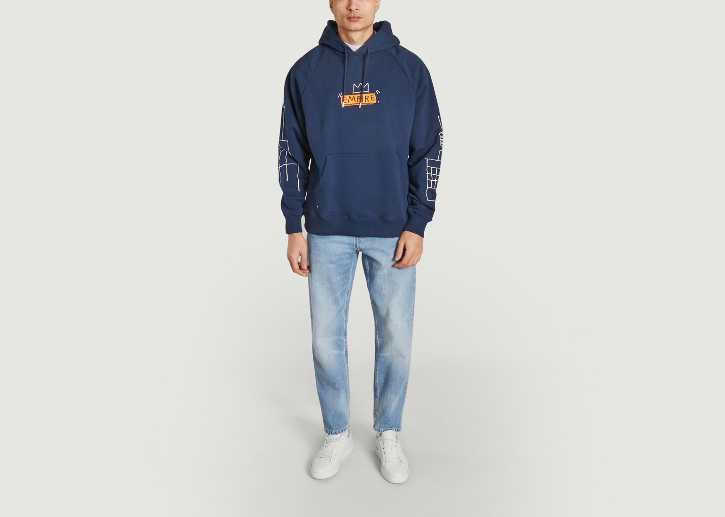 L'exception Hoodie Racing Empire DK Bleu Marine Etudes Studio