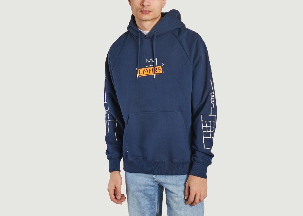 l'exception Hoodie Racing Empire DK Bleu Marine Etudes Studio