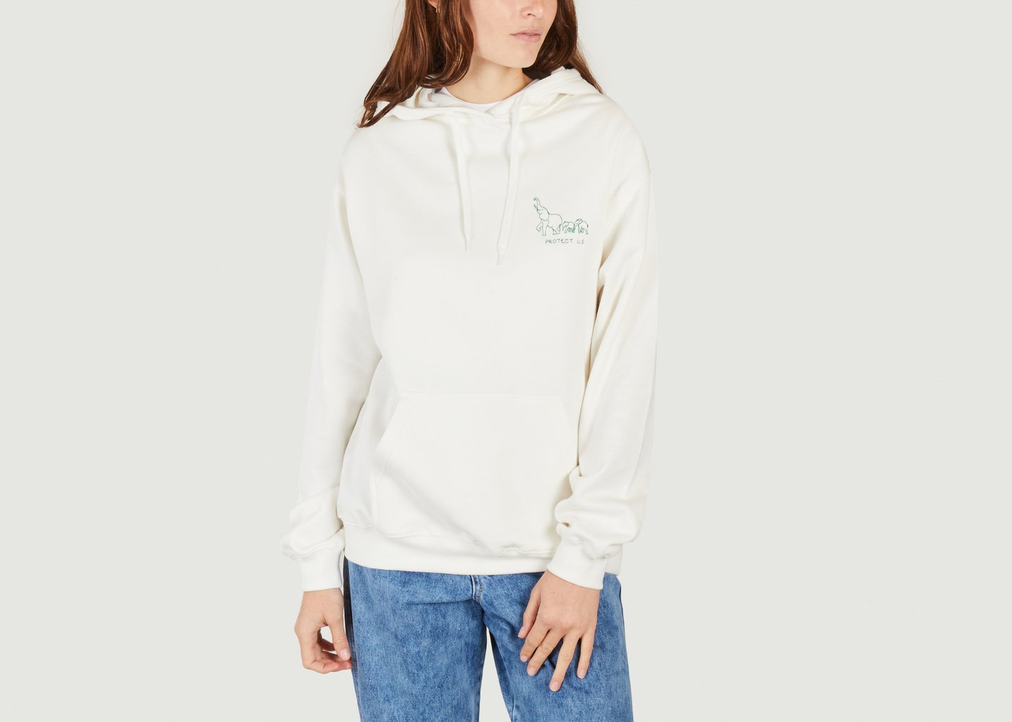 l'exception Hoodie Reaumur x Wildlife Ecru Maison Labiche