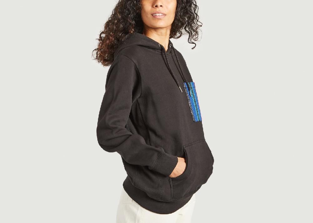 L'exception Hoodie The Pocket Noir Benjamin Benmoyal