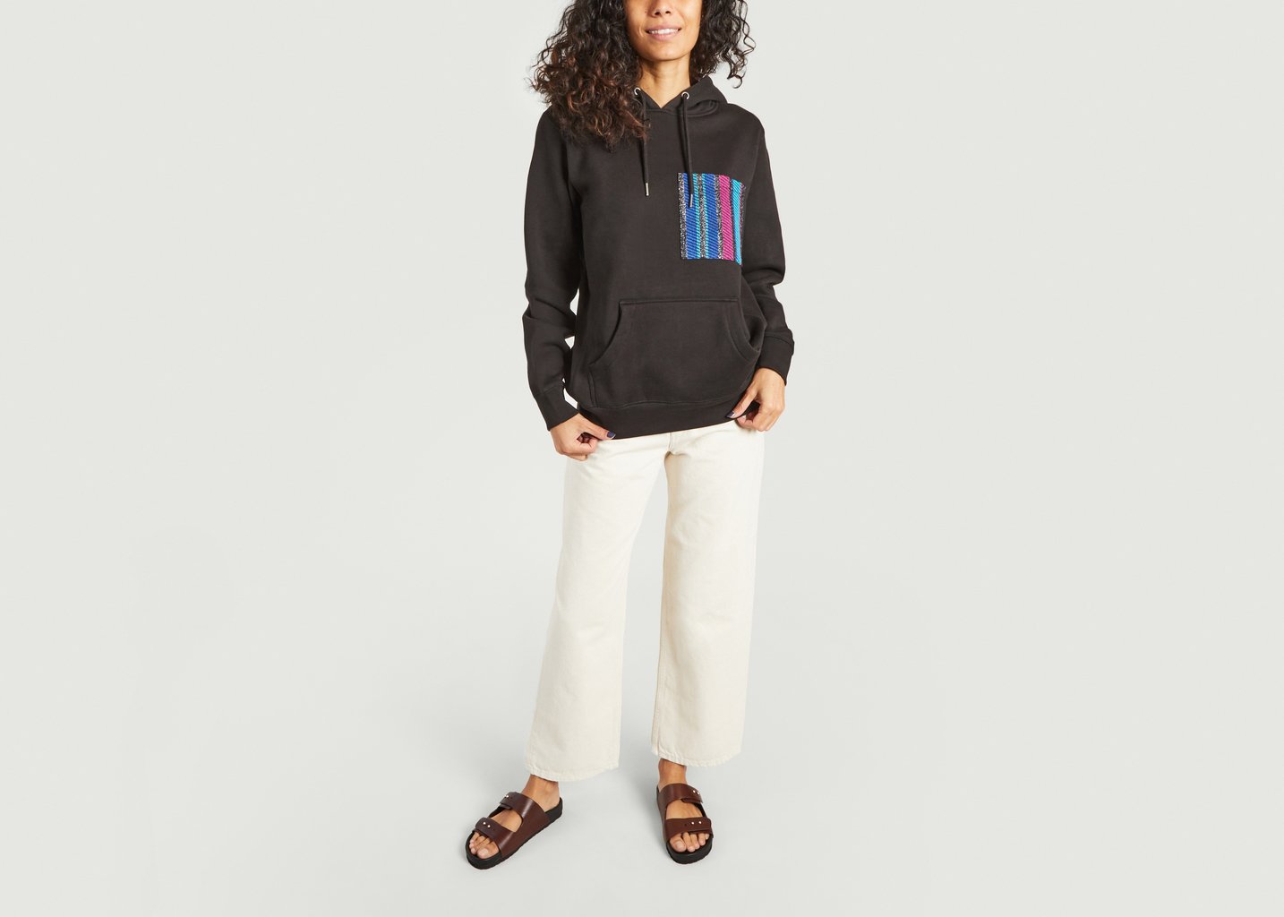 L'exception Hoodie The Pocket Noir Benjamin Benmoyal