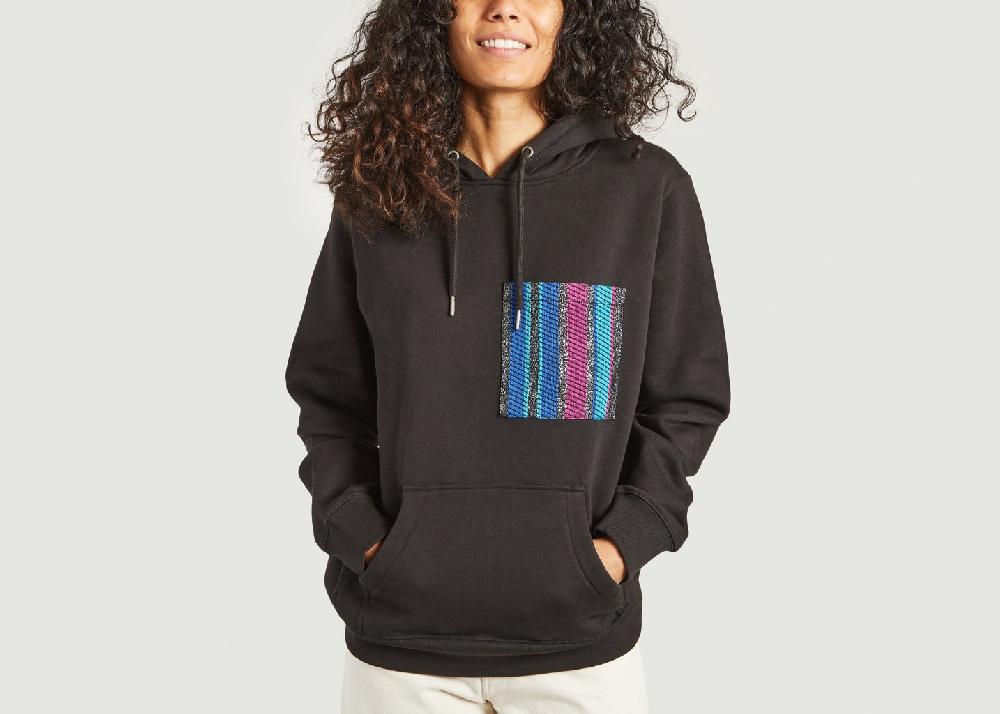 l'exception Hoodie The Pocket Noir benjamin benmoyal