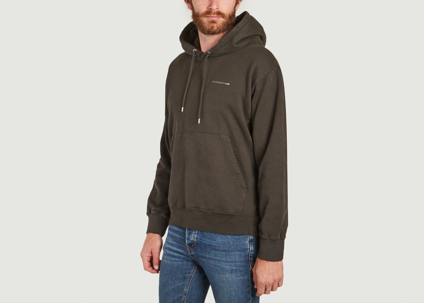 L'exception Hoodie Waylon 3472 Khaki No Nationality 07