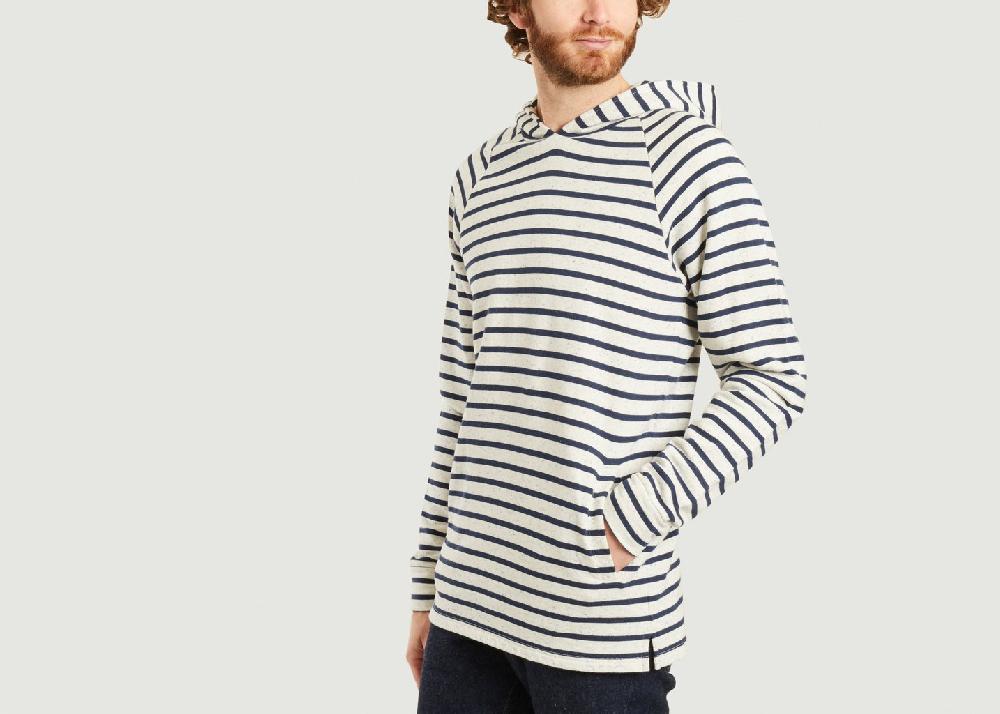 L'exception Hoodie Zarautz Bleu Marine Bask In The Sun