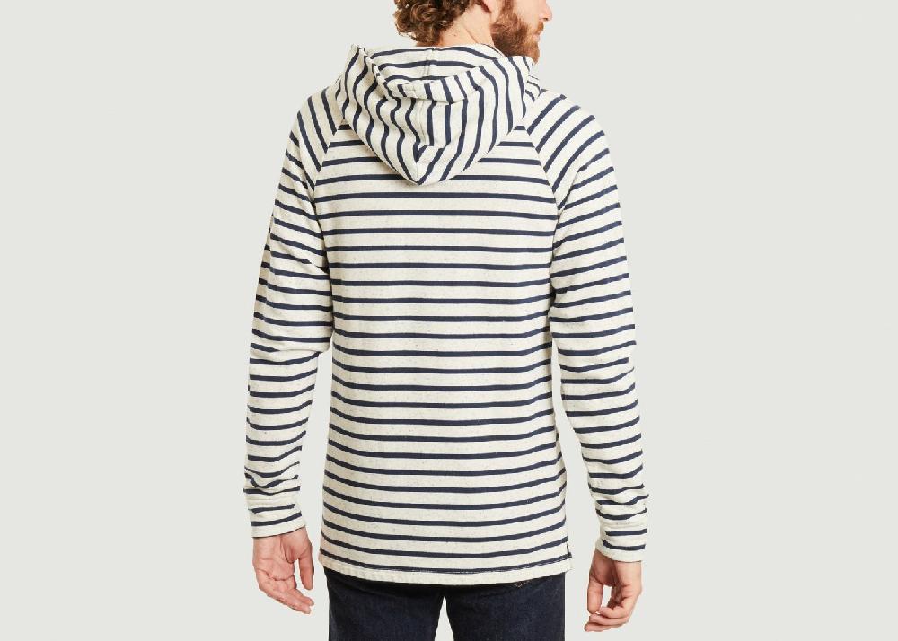 L'exception Hoodie Zarautz Bleu Marine Bask In The Sun