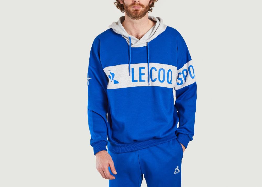 l'exception Hoody Soprano Bleu électrique Le Coq Sportif