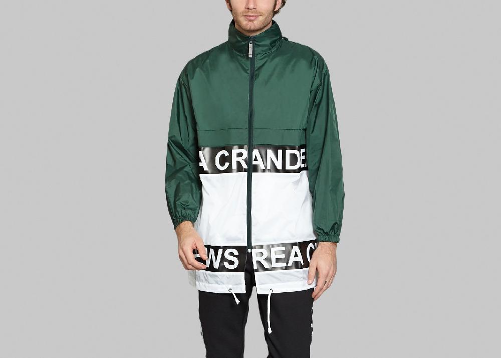 l'exception Imperméable Stratus Vert Foncé Andrea Crews
