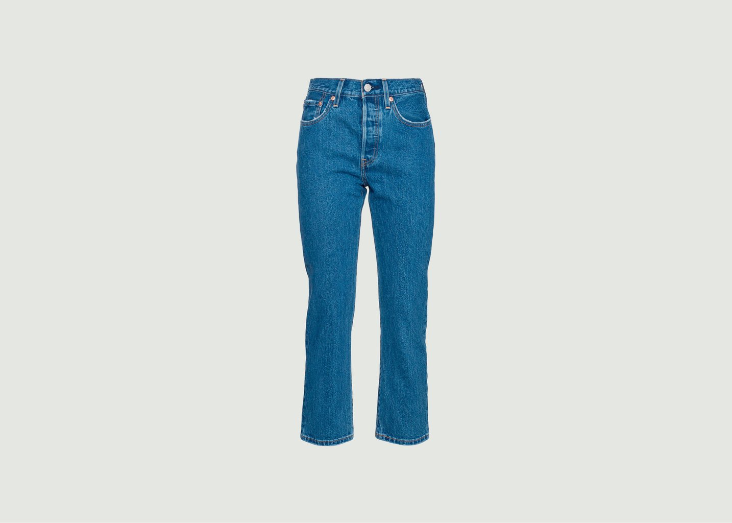 l'exception Jean 501 Coupe Courte Denim Levi's Red Tab
