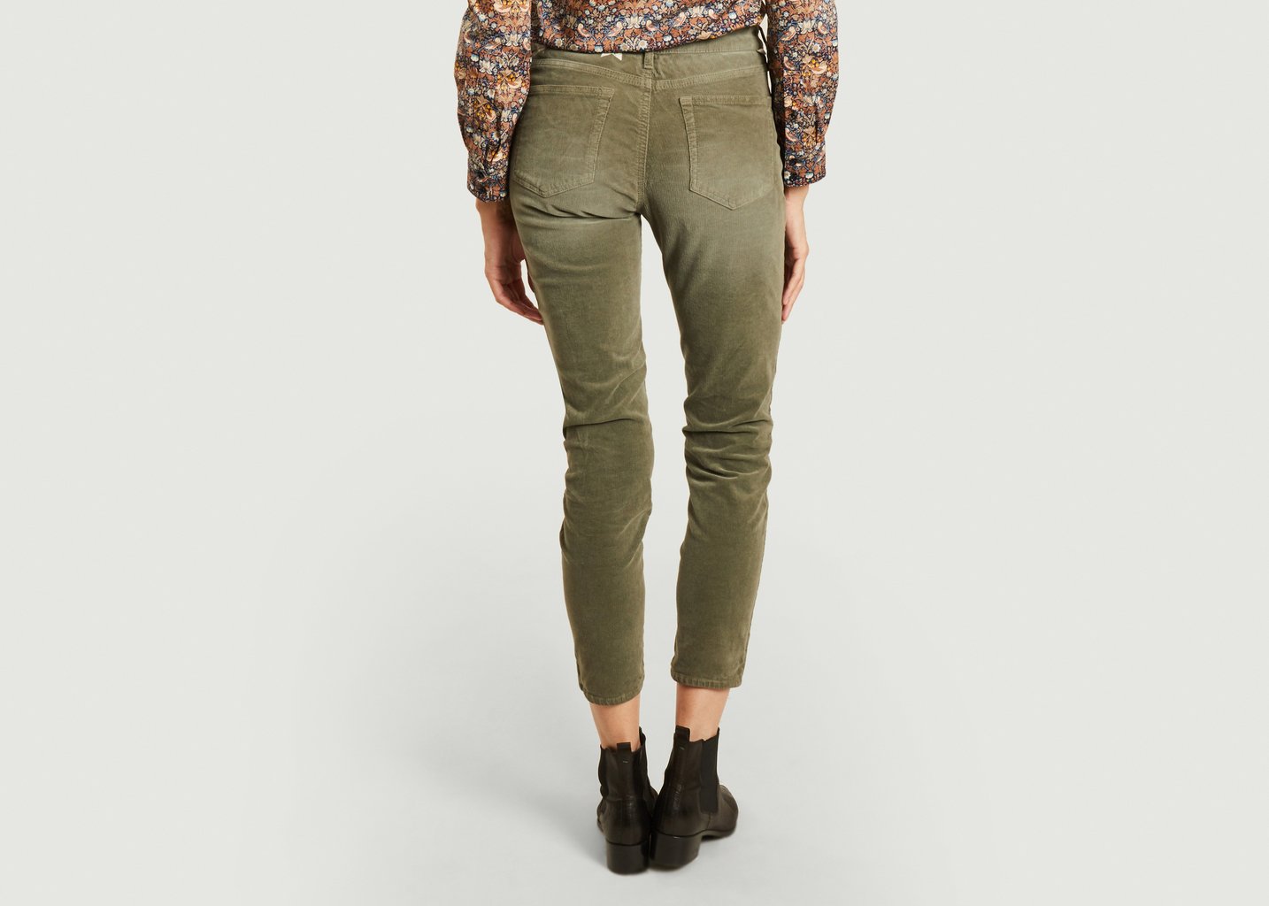 L'exception Jean 7/8 Slim Colette 139 Khaki Five Jeans
