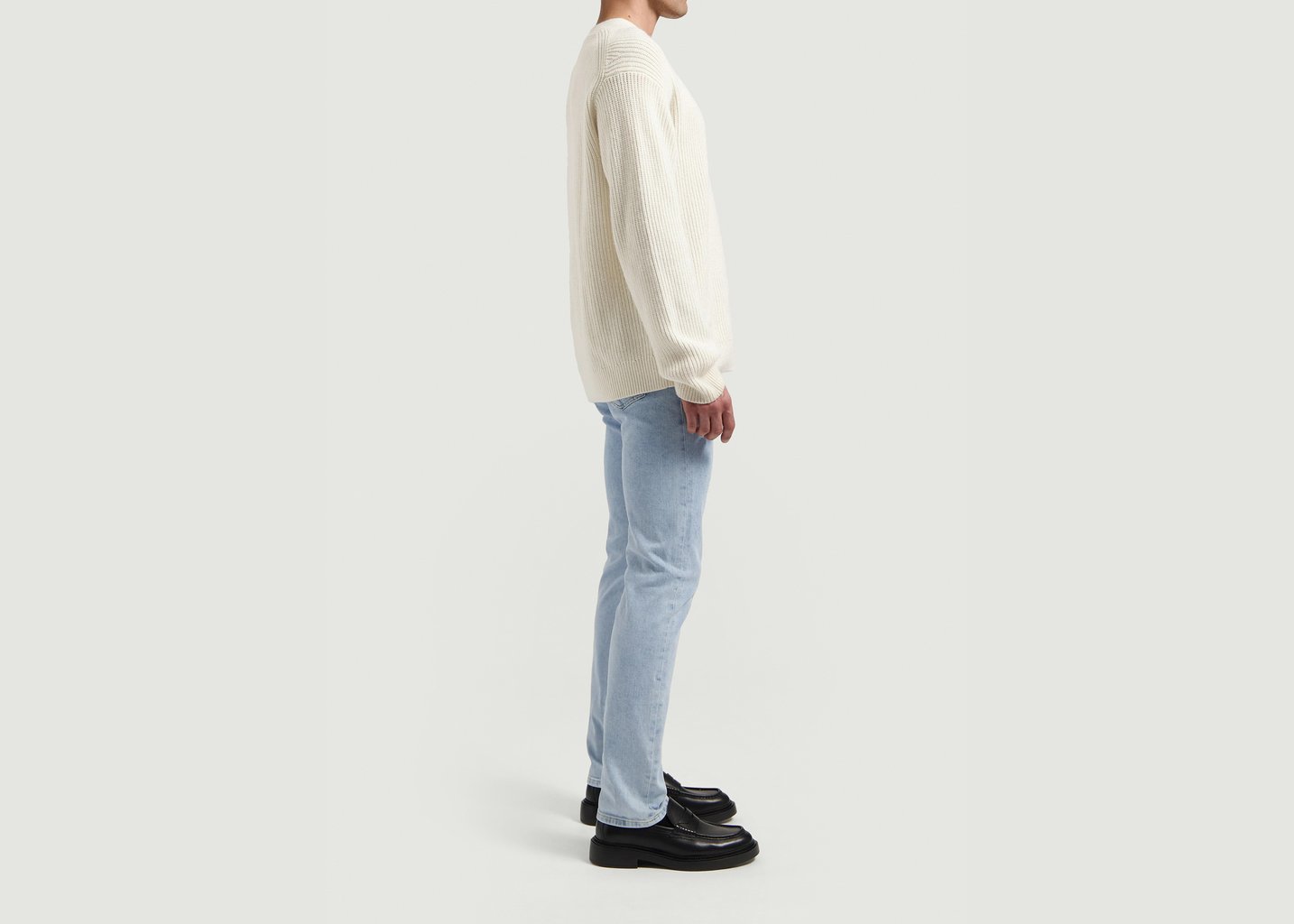 L'exception Jean Bryce Mid Straight Bleu Clair Mud Jeans