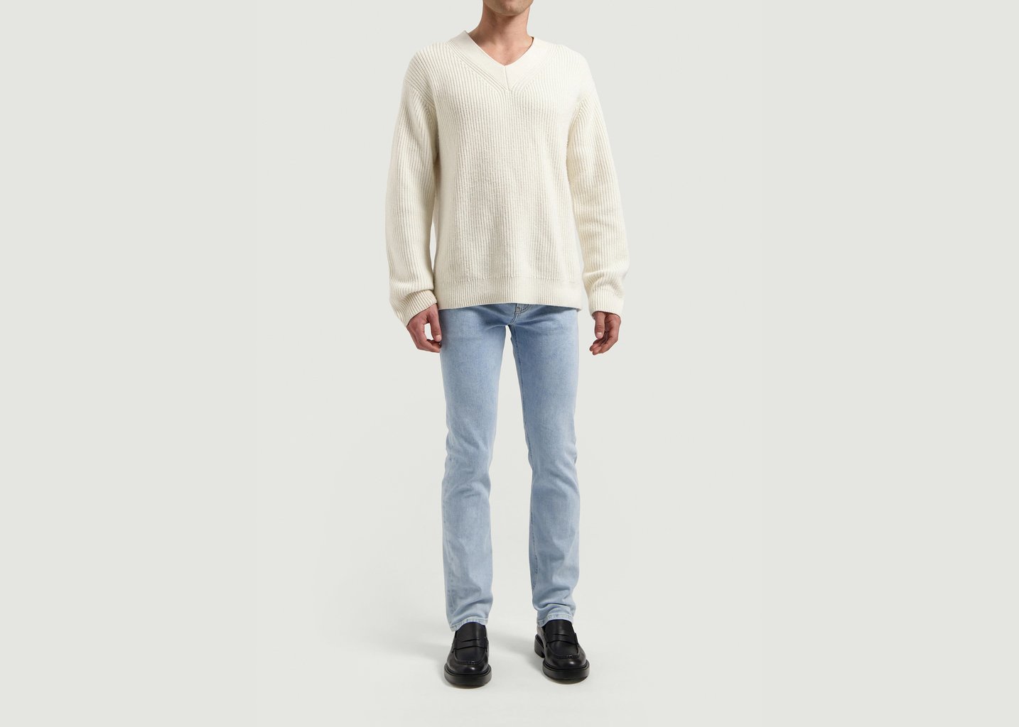 l'exception Jean Bryce Mid Straight Bleu Clair Mud Jeans