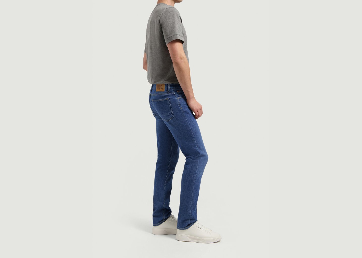 L'exception Jean Bryce Mid Straight Denim Mud Jeans