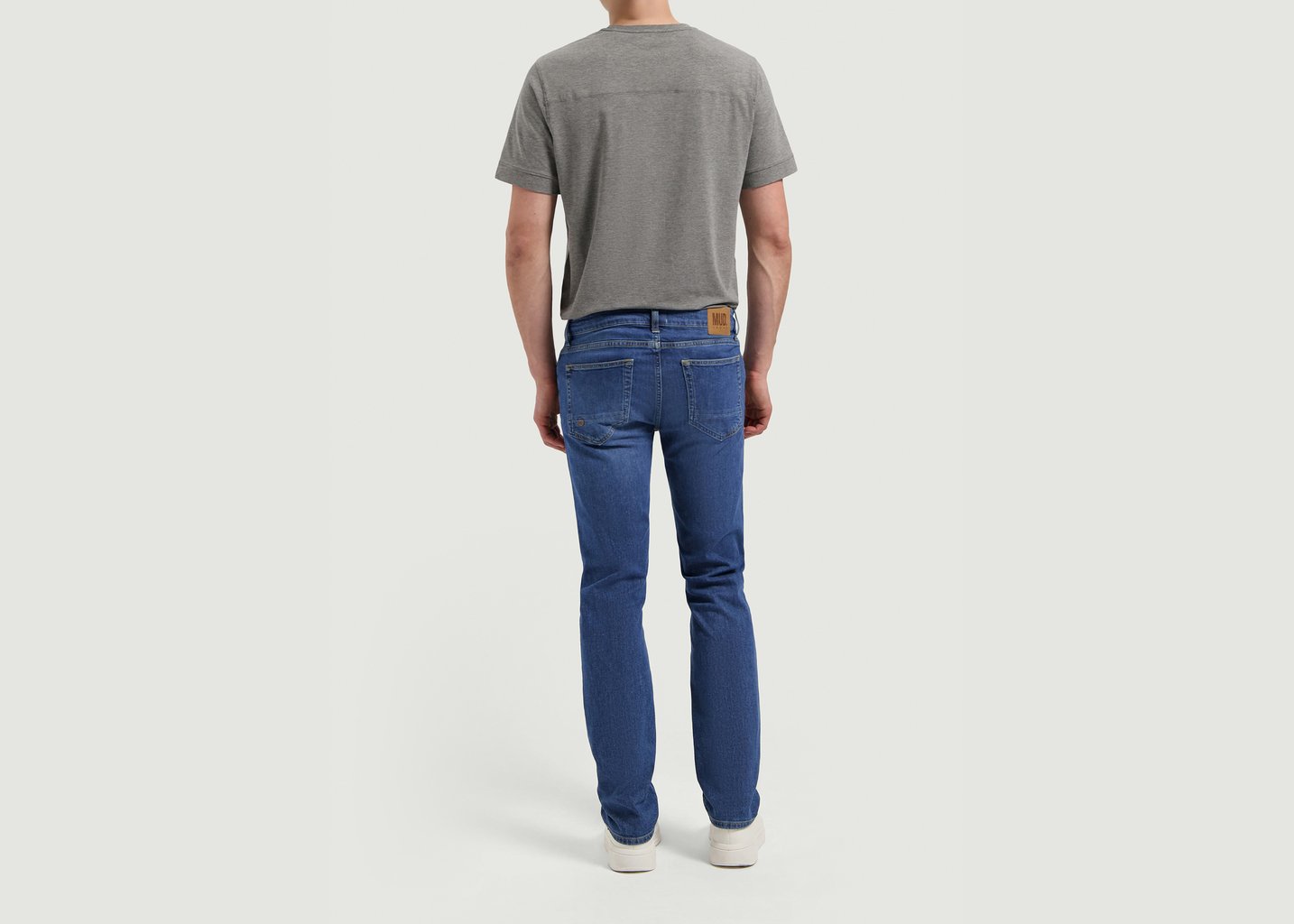 L'exception Jean Bryce Mid Straight Denim Mud Jeans