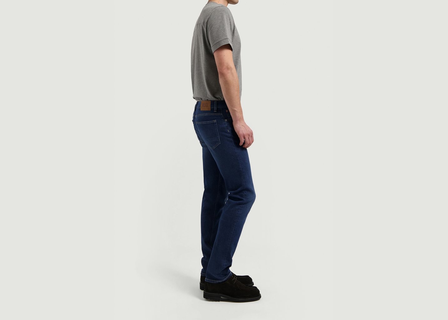 L'exception Jean Bryce Mid Straight Indigo Mud Jeans
