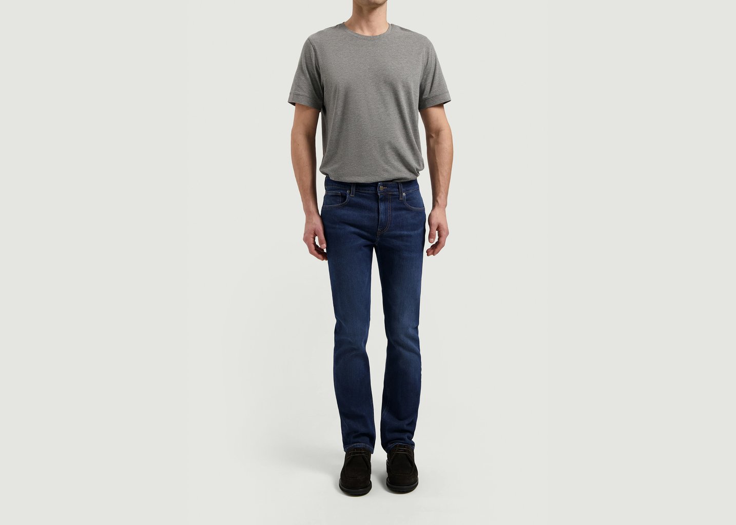 l'exception Jean Bryce Mid Straight Indigo Mud Jeans