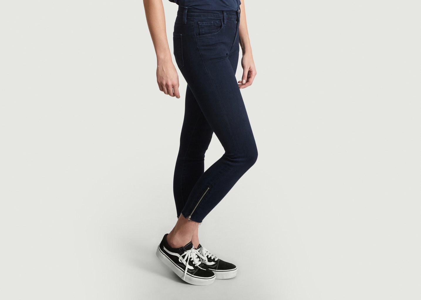 L'exception Jean Capri Mid Rise Bleu Marine J Brand