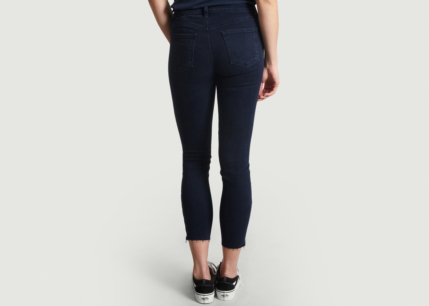 L'exception Jean Capri Mid Rise Bleu Marine J Brand