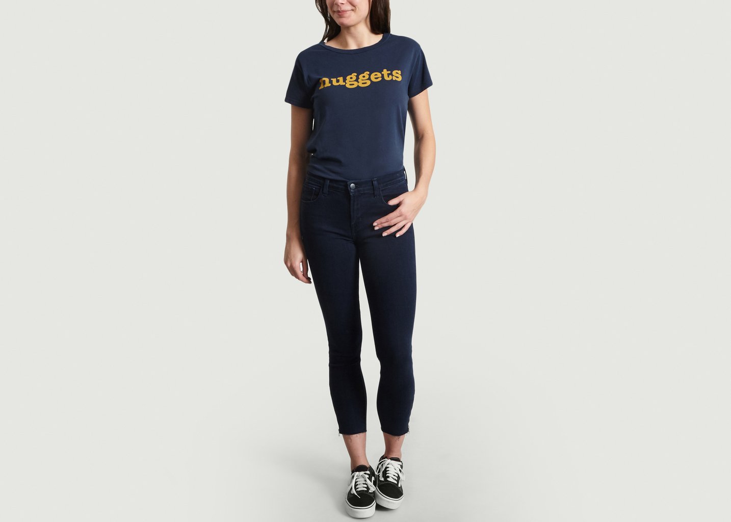 L'exception Jean Capri Mid Rise Bleu Marine J Brand
