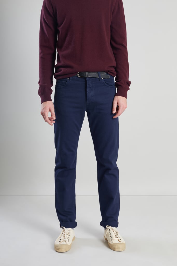L'exception Jean Classique En Coton Bleu Marine L'Exception Paris
