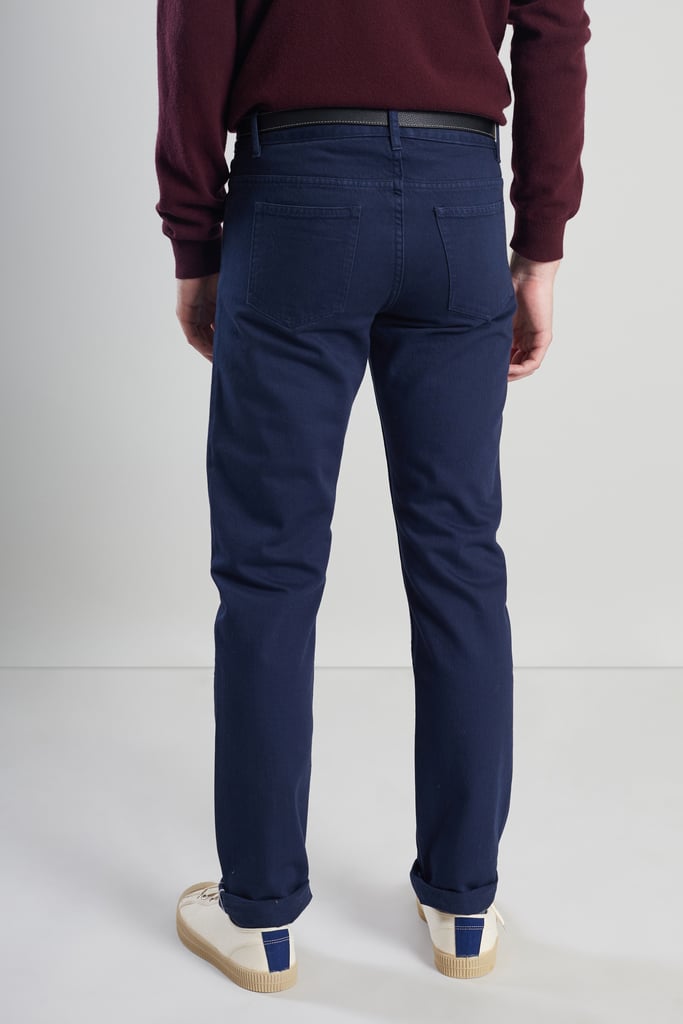 L'exception Jean Classique En Coton Bleu Marine L'Exception Paris