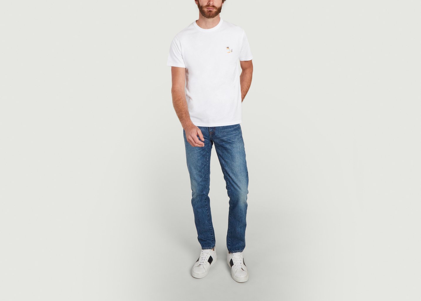 L'exception Jean Coupe Droite Circle Denim Japan Blue Jeans