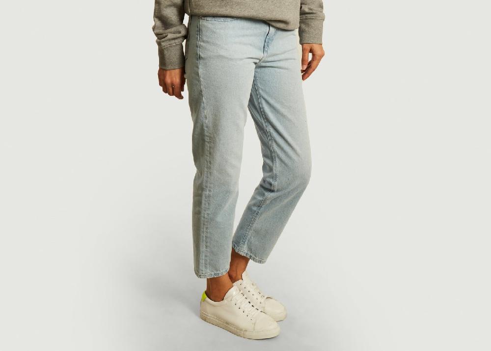 L'exception Jean Délavé Cropped Mimi Denim Mud Jeans