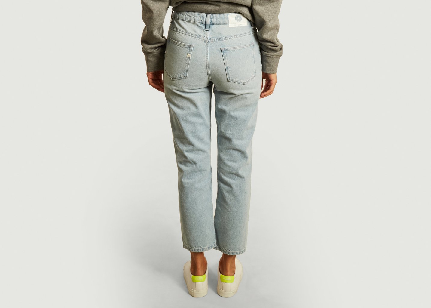 L'exception Jean Délavé Cropped Mimi Denim Mud Jeans