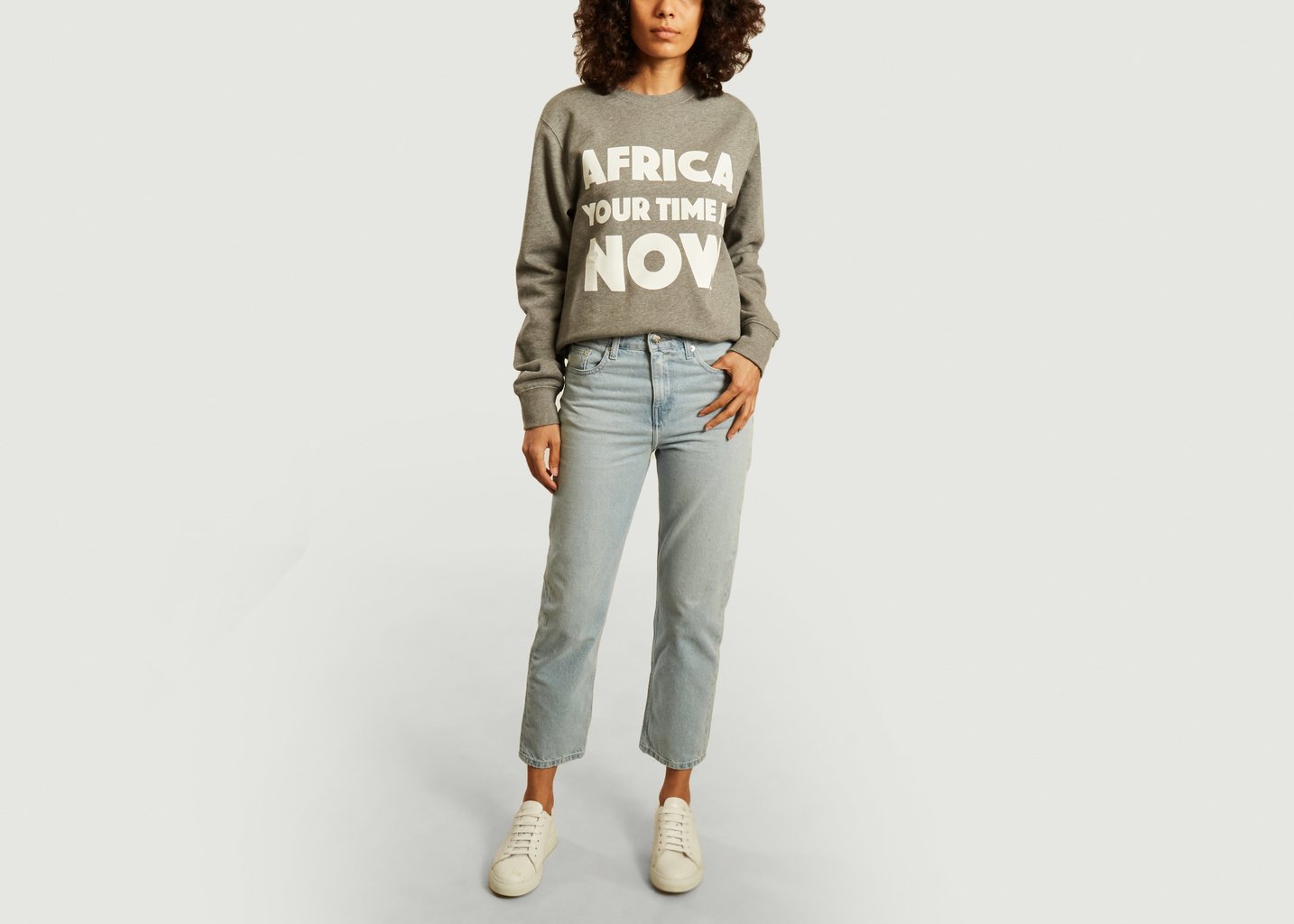 L'exception Jean Délavé Cropped Mimi Denim Mud Jeans