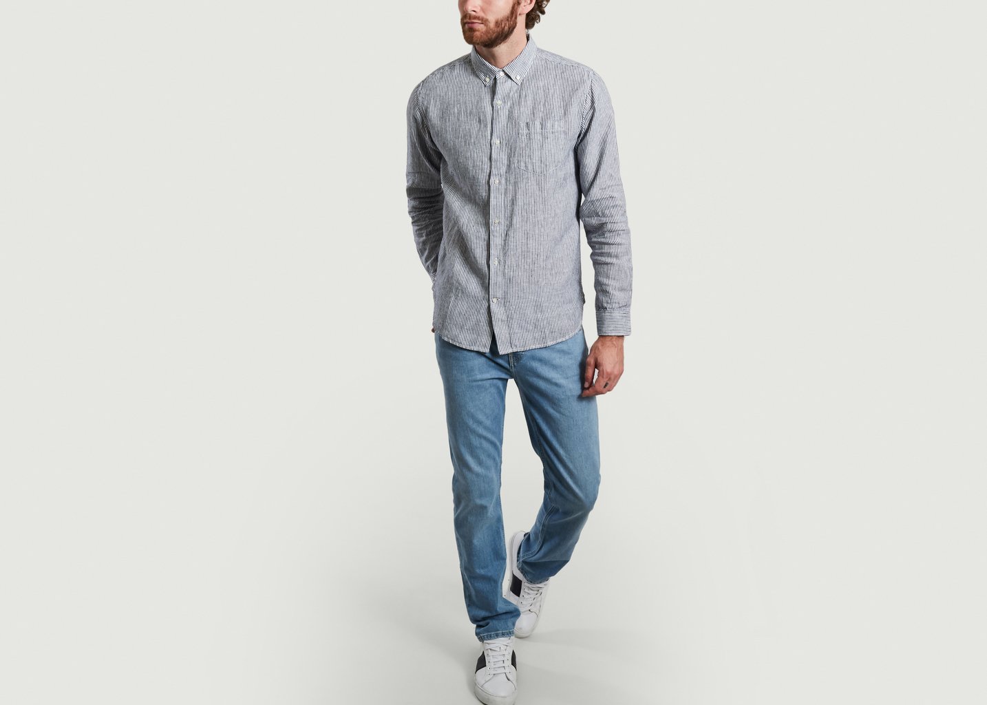 L'exception Jean Délavé Regular Bryce Denim Mud Jeans