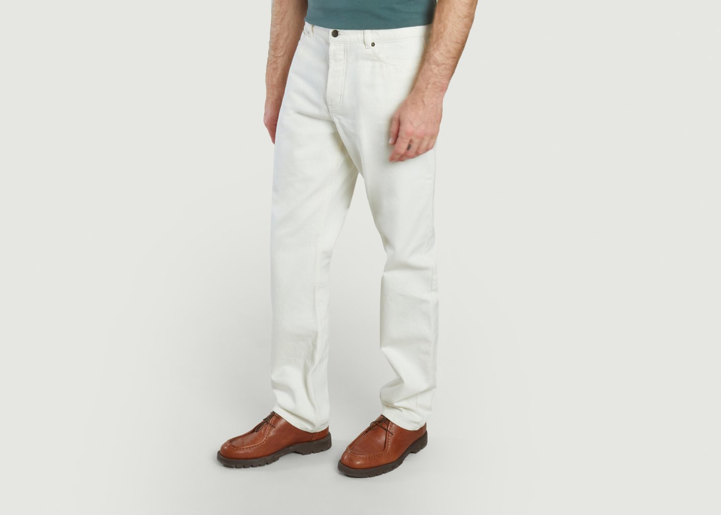 L'exception Jean Droit 14 Oz Ecru L'Exception Paris