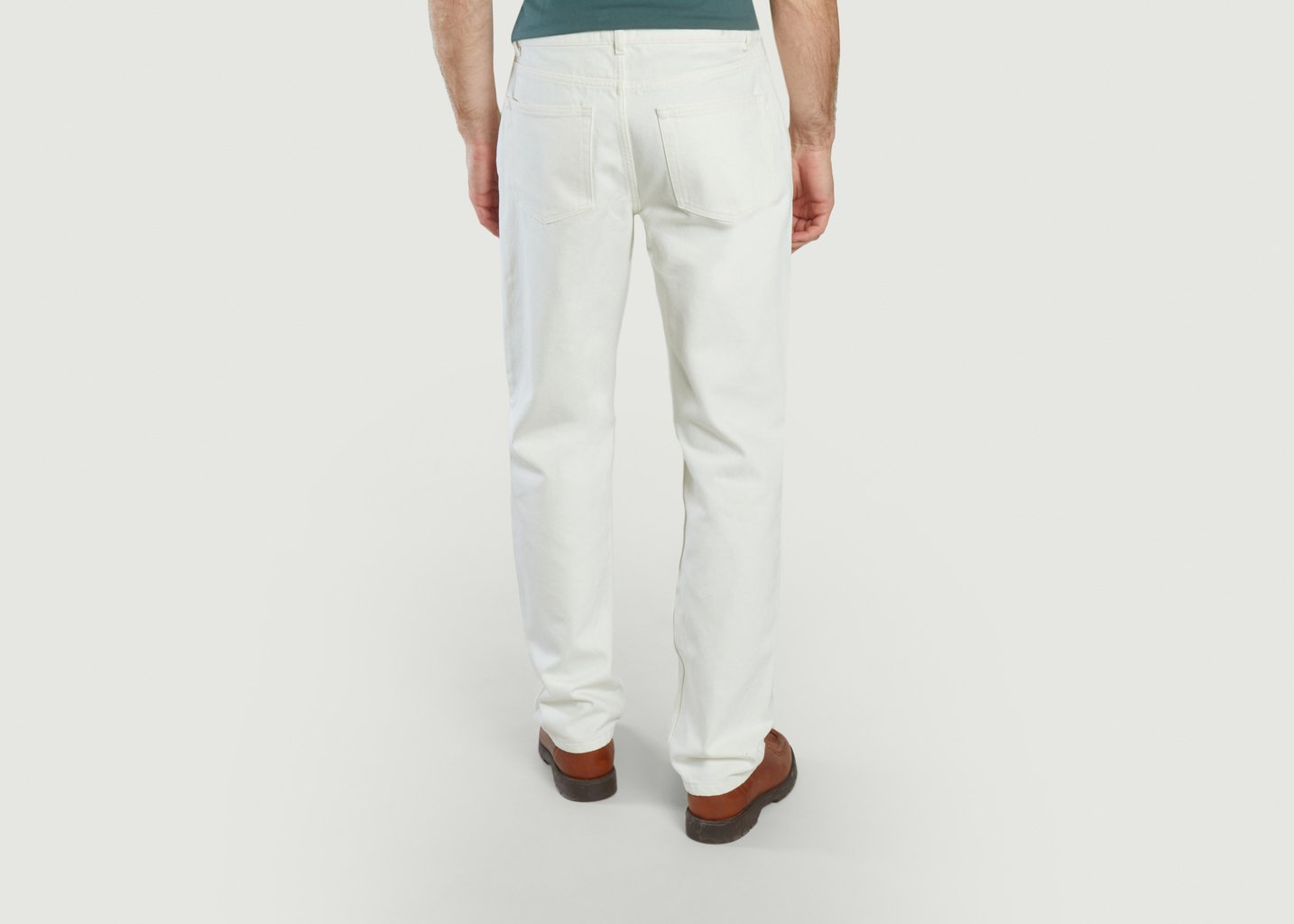 L'exception Jean Droit 14 Oz Ecru L'Exception Paris