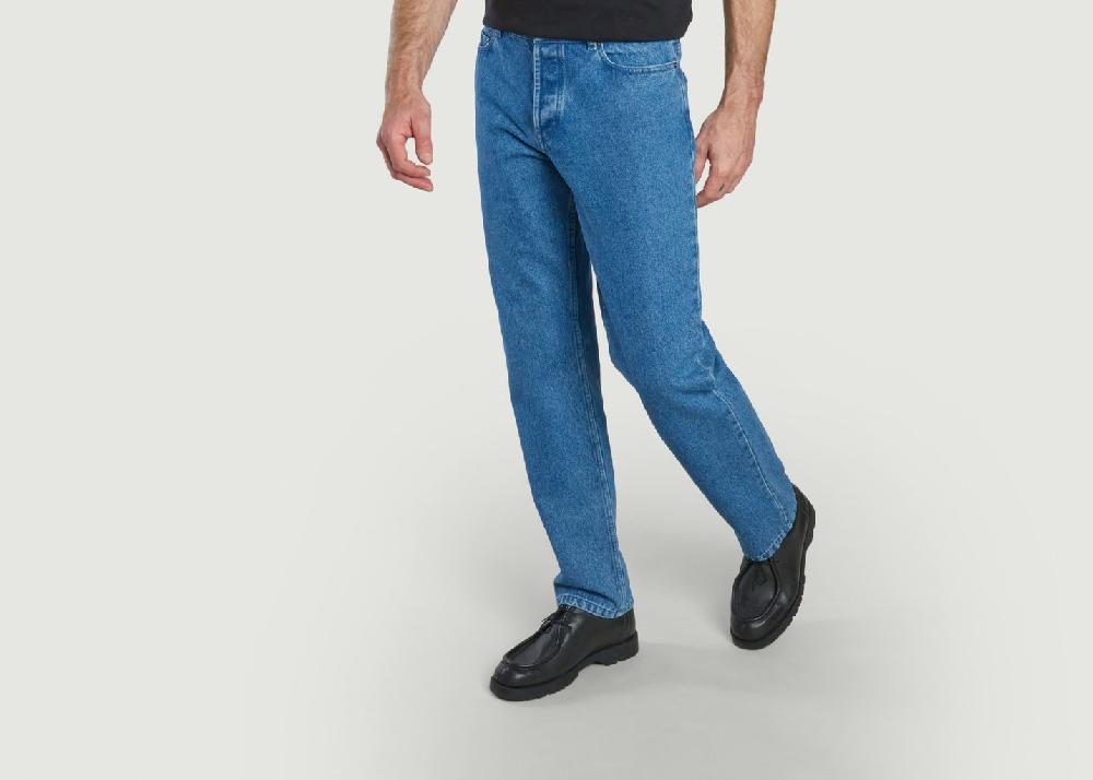 L'exception Jean Droit 14oz Bleach Denim L'Exception Paris