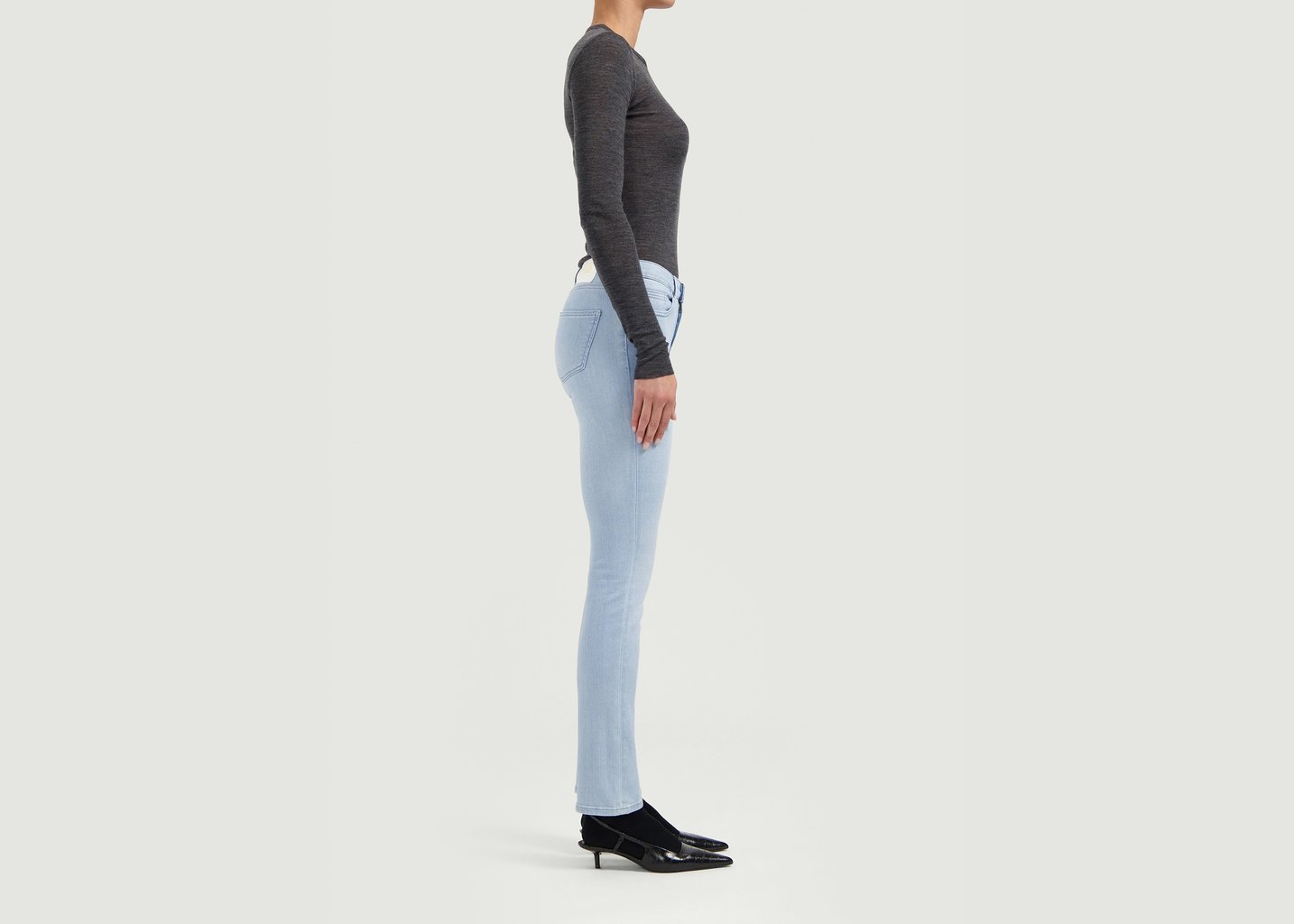 L'exception Jean Faye Low Slim Bleu Clair Mud Jeans