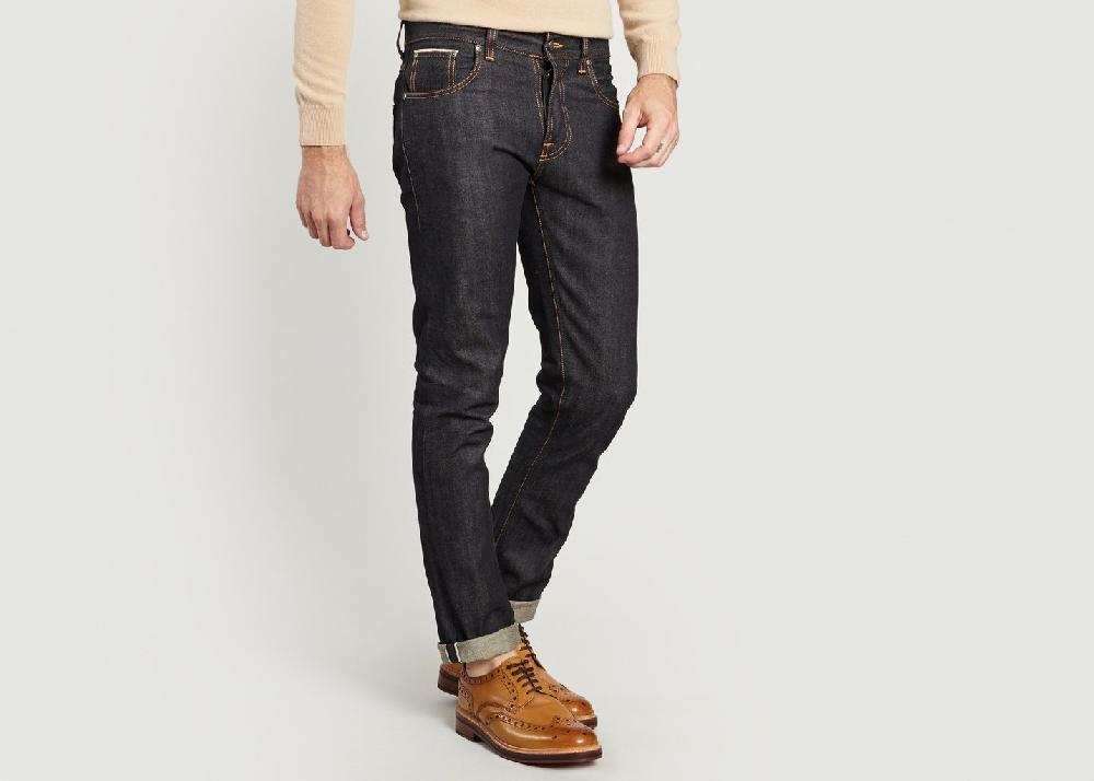 L'exception Jean Grim Tim Org Selvedge Brut Nudie Jeans