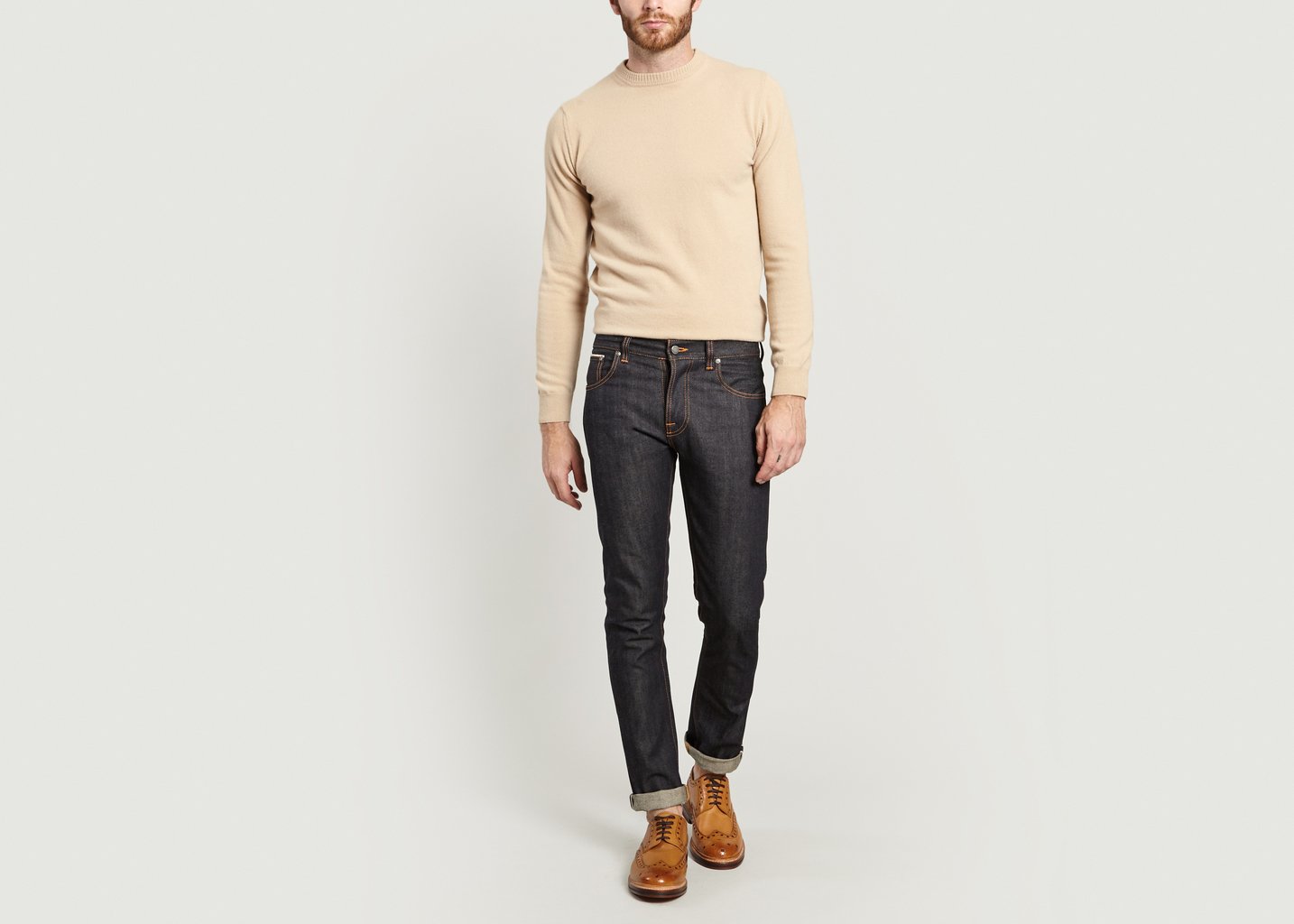 L'exception Jean Grim Tim Org Selvedge Brut Nudie Jeans