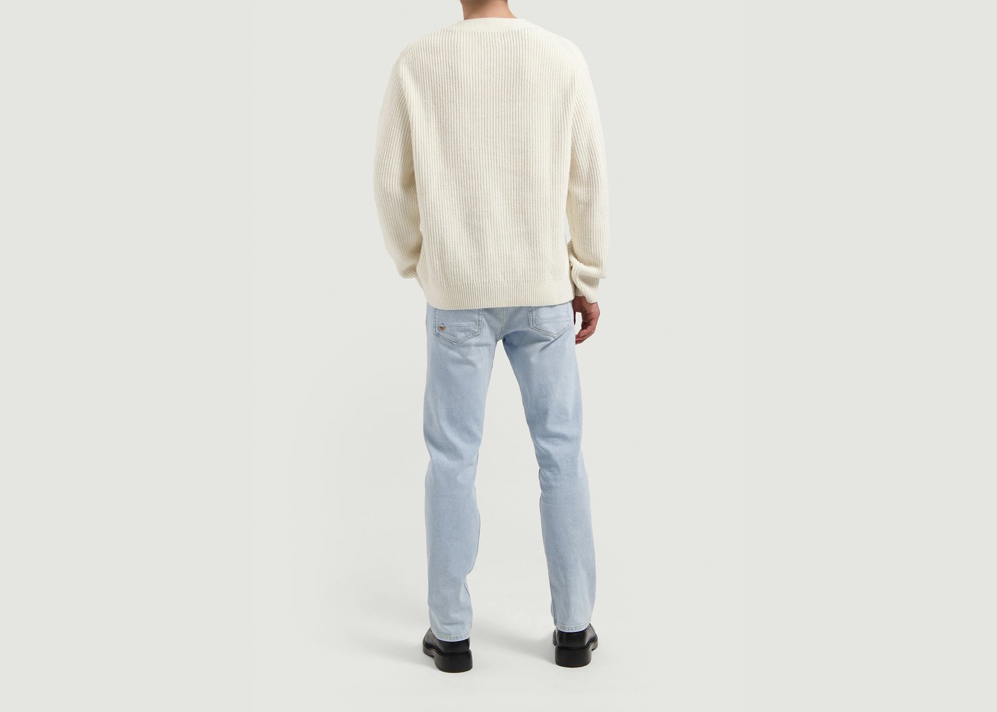 L'exception Jean Hank Mid Tapered Bleu Clair Mud Jeans