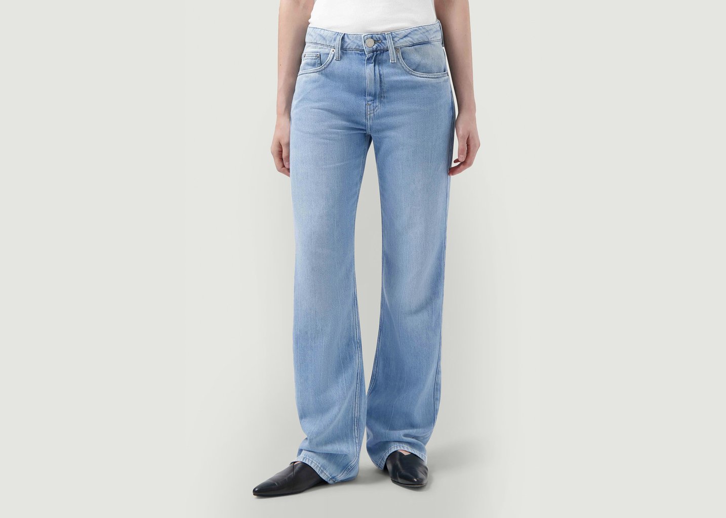 L'exception Jean Jamie Mid Loose Flow Denim Mud Jeans